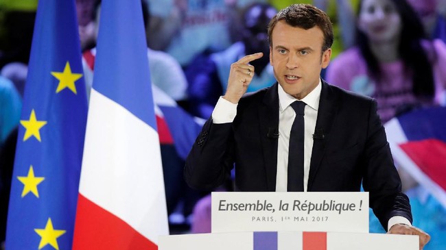 Kandidat moderat presiden Perancis, Emmanuel Macron, melaporkan dugaan penyebaran hoax jelang pemilu putaran kedua yang sempat disinggung pesaingnya saat debat.