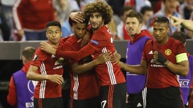 FOTO: Satu Kaki Manchester United di Final Liga Europa
