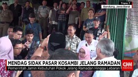 Mendag Sidak Pasar Kosambi Jelang Ramadan