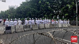Polisi Jaga Ketat, Massa Aksi 55 Tiba di Gedung MA