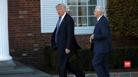 Mudik ke New York, Trump Disambut Demonstrasi