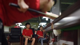 FOTO: Break Shot di Meja Biliar Sejak Dini