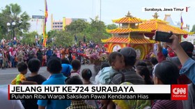 HUT Kota Surabaya, Pemkot Gelar Parade Bunga dan Budaya