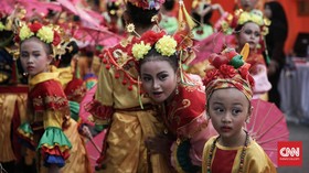 Aksi Penari Cilik di Dance Carnival Jakarta 2017