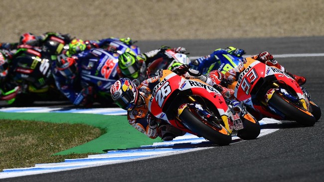 Balapan MotoGP Spanyol di Sirkuit Jerez yang merupakan seri keempat MotoGP 2018, Minggu (6/5), bisa disaksikan secara live streaming melalui CNNIndonesia.com.