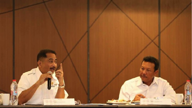 Menteri Pariwisata Arief Yahya dan rombongannya melakukan kunjungan ke Angkasa Pura I (AP I) Ngurah Rai, Bali pada Senin (8/5/2017) .