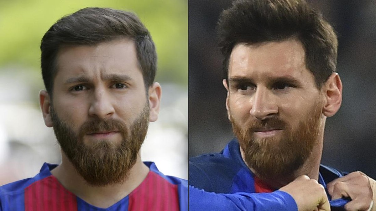 FOTO: Gerak-gerik Pemuda Iran yang Mirip Messi