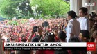 Ratusan Simpatisan Ahok Datangi Kantor Gubernur