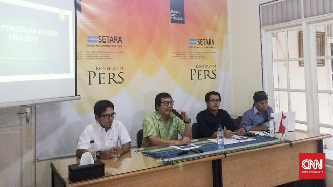 Setara Institute mencatat ada 97 kasus penodaan agama yang terjadi di Indonesia sejak tahun 1965. Sebanyak 88 kasus di antaranya terjadi pascareformasi 1998.