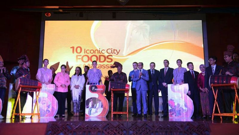 Acara Makassar International Eight Festival & Forum (MIEFF) diluncurkan di Balairung Soesilo Soedarman, Selasa (9/5/2017). 