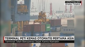 Tiongkok Miliki Terminal Peti Kemas Otomatis