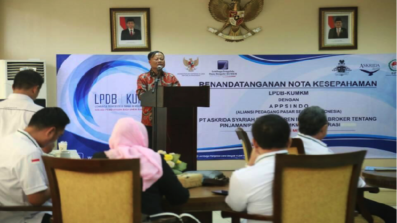 Agar terhindar dari para tengkulak (LPDB-KUMKM) jalin kerja sama dengan Aliansi Pedagang Pasar Seluruh Indonesia (Appisindo).