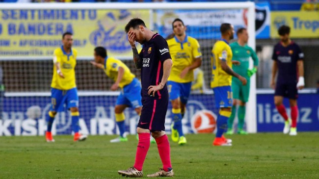 Kegagalan Lionel Messi mencetak gol ke gawang Las Palmas membuat Estadio Gran Canaria masih angker bagi pemain asal Argentina tersebut.