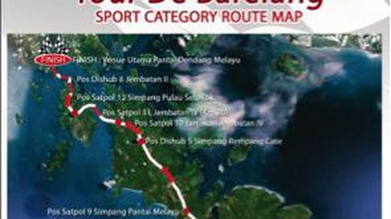 Lomba adu cepat bersepeda di Kota Batam, Kepri berhasil memuaskan 281 peserta lomba dari 24 negara itu.