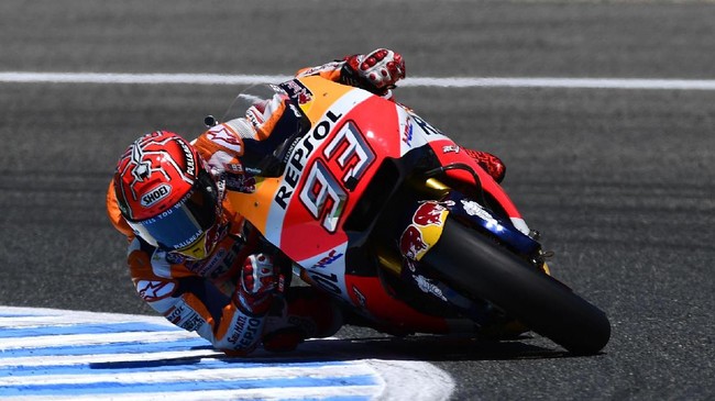 Honda mendominasi latihan bebas pertama GP Katalonia dengan tiga pebalap menempati posisi empat besar. Yamaha mengalami kesulitan di latihan bebas pertama.