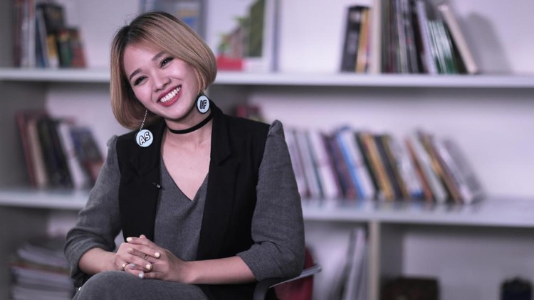 Winda Viska di kantor detikcom