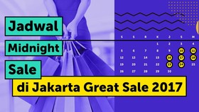 Jadwal Midnight Sale di Jakarta Great Sale 2017