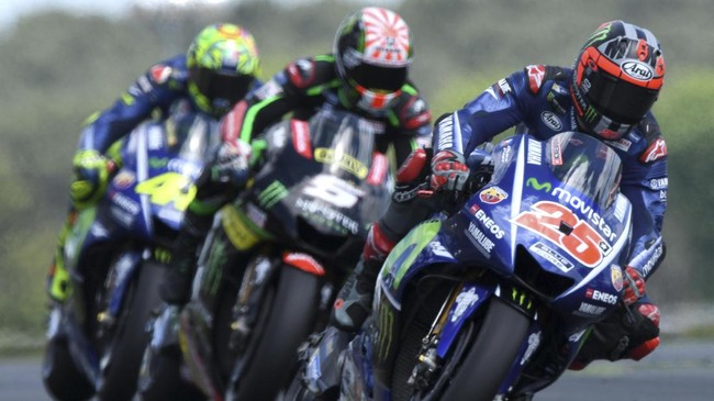 Keseruan balapan MotoGP Prancis di Sirkuit Le Mans bisa disaksikan secara live streaming di CNNIndonesia.com pada Minggu (20/5) malam.