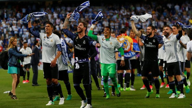 Bek Real Madrid Sergio Ramos mengungkapkan kunci kesuksesan timnya meraih gelar La Liga Spanyol musim ini. Madrid juara setelah tekuk Malaga 2-0.