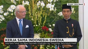Presiden Jokowi Terima Kunjungan Raja & Ratu Swedia