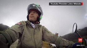 Vlog Petualangan Motor Trail Jokowi di Jalan Trans Papua