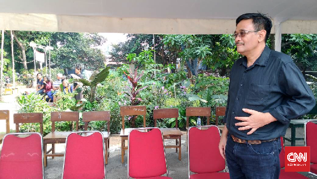 Gubernur DKI Jakarta Djarot Saiful Hidayat menggelar open house di Balai Kota, yang turut dihadiri oleh mantan gubernur Sutiyoso.