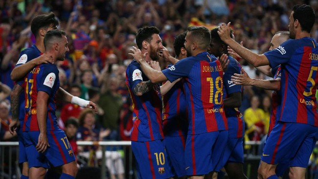 Barcelona berhasil jadi juara Copa del Rey usai menaklukkan Deportivo Alaves di Vicente Calderon dengan skor 3-1.