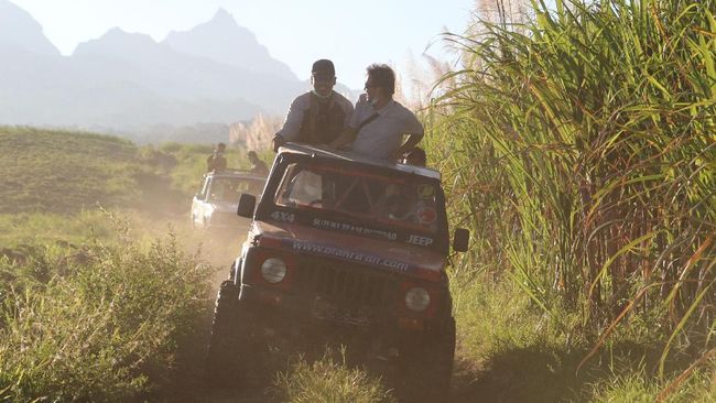 Kawasan wisata di kaki lereng Gunung Kelud memiliki perkebunan kopi seluas 300 ribu hektare yang bisa ditelusuri dengan menggunakan mobil offroad.