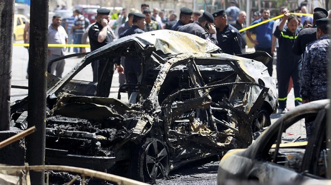 Setidaknya delapan orang tewas akibat bom di dalam mobil yang meledak saat berada di pos keamanan di Qaim, Irak, pada Rabu (29/8).
