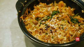 Kuliner Ramadan: Bibimbap Nasi Cokelat