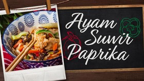 Resep Praktis Ayam Suwir Paprika
