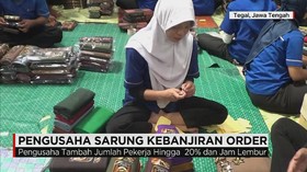 Geliat Bisnis Sarung Saat Ramadan