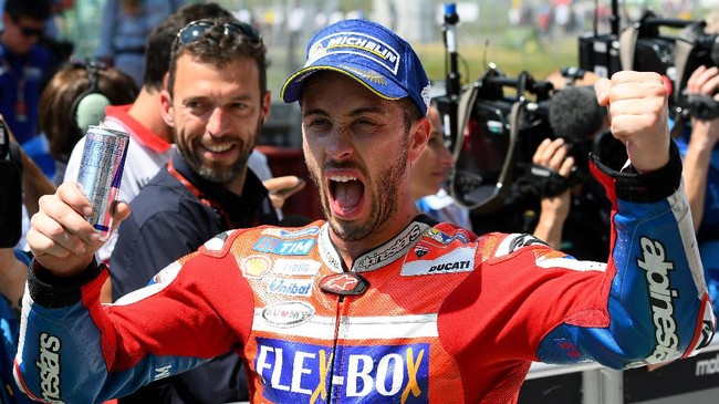 Andrea Dovizioso sempat mengalami gangguan pencernaan karena keracunan makanan di sesi kualifikasi GP Italia. Namun, ia justru keluar sebagai juara.