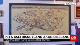 Harga Lelang Peta Asli Disneyland Capai Rp12 Miliar