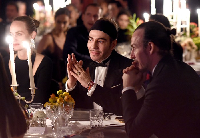 OXFORDSHIRE, ENGLAND - DECEMBER 02:  John Galliano attends the gala dinner as The Business of Fashion Presents VOICES on December 2, 2016 in Oxfordshire, England.  (Photo by Samir Hussein/Getty Images for The Business of Fashion)