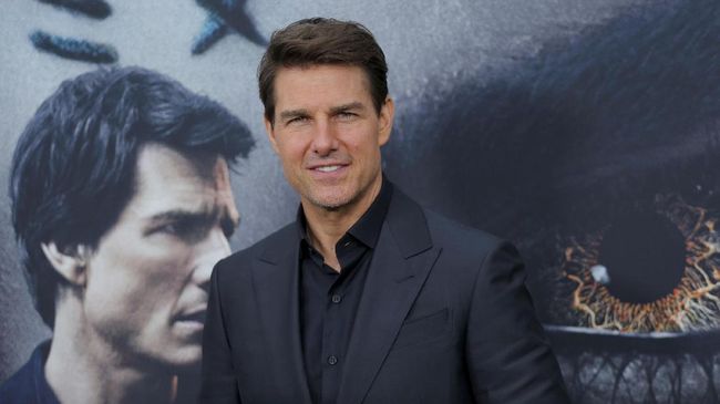 Tom Cruise menerima penghargaan Pioneer of the Year Award dalam CinemaCon yang sedang berlangsung di Vegas pekan ini.