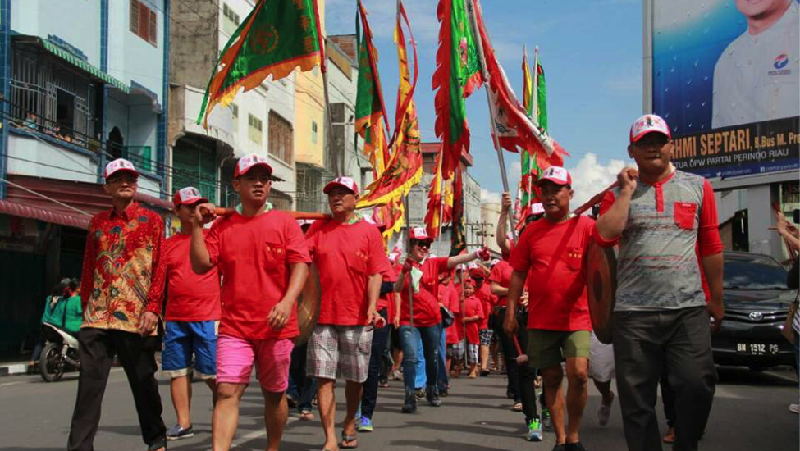 Festival Bakar Tongkang 2017 yang digarap Pemkab Rokan Hilir (Rohil) dan Kementerian Pariwisata berjalan dengan sukses.