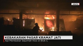Pasar Induk Kramat Jati Terbakar