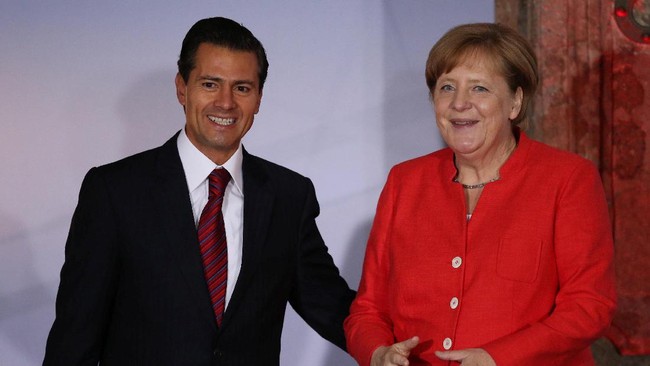 Kanselir Jerman menilai gagasan Presiden AS, Donald Trump, untuk membangun tembok di perbatasan AS dengan Meksiko tak akan memecahkan masalah keimigrasian.
