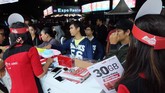 Komitmen Telkomsel di Gelaran 50 Tahun Jakarta Fair Kemayoran Telkomsel kembali hadir akarta Fair Kemayoran (JFK) 2017 yang diselenggarakan mulai tanggal 8 Juni s/d 16 Juli 2017 di kawasan niaga JI EXPO Kemayoran.
