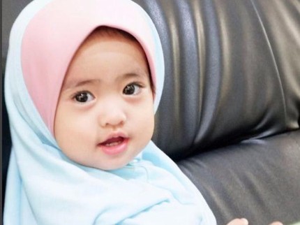 Gemes Maksimal! Cantiknya Anak-anak Selebriti Saat Berkerudung