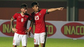 FOTO: Timnas Indonesia Gagal Menang di Sleman