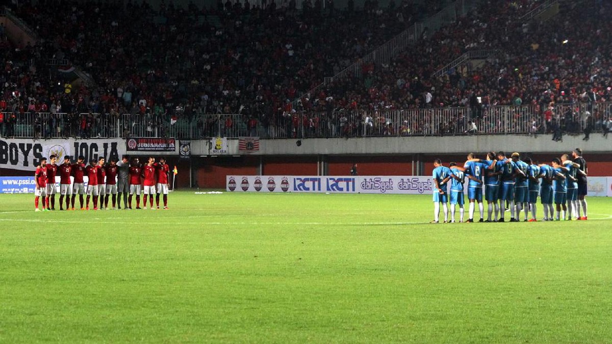 FOTO: Timnas Indonesia Gagal Menang di Sleman