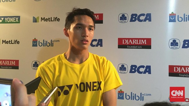 Jonatan Christie mengaku kecewa dengan performa yang ditunjukkannya pada laga lawan Chen Long di Indonesia Terbuka.