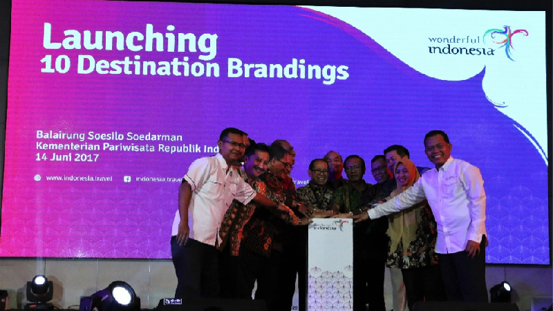Kementerian Pariwisata (Kemenpar) resmi me-launching The 10 Destination Brandings.