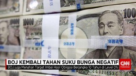 BOJ Kembali Tahan Suku Bunga Negatif