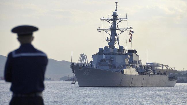 Kapal Perang AS Lintasi Lagi Selat Taiwan