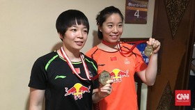 Ganda Putri China Juara Indonesia Terbuka 2017