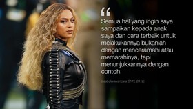 FOTO: Suara Kebanggaan Beyonce Jadi Ibu