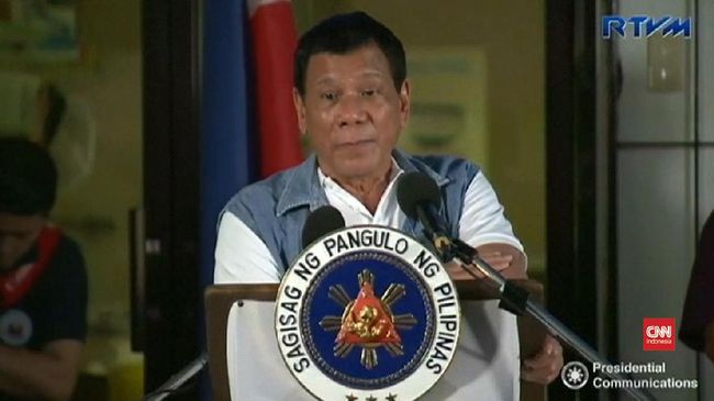 Presiden Duterte Berunding Lagi dengan Pemberontak Maois